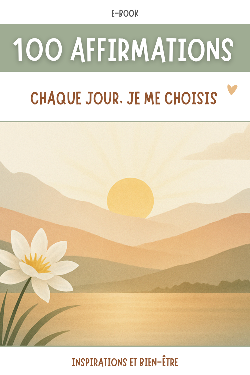 100 affirmations : chaque jour, je me choisis