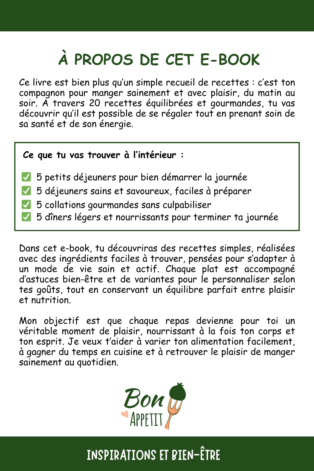 20 recettes saines, faciles et rapides