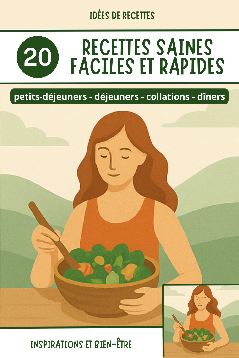 20 recettes saines, faciles et rapides