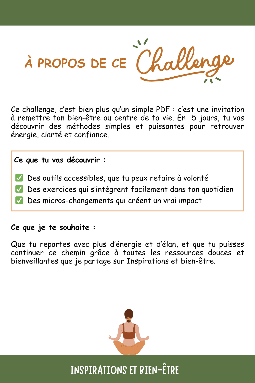5 challenges : guide pour redevenir la priorité de ta vie