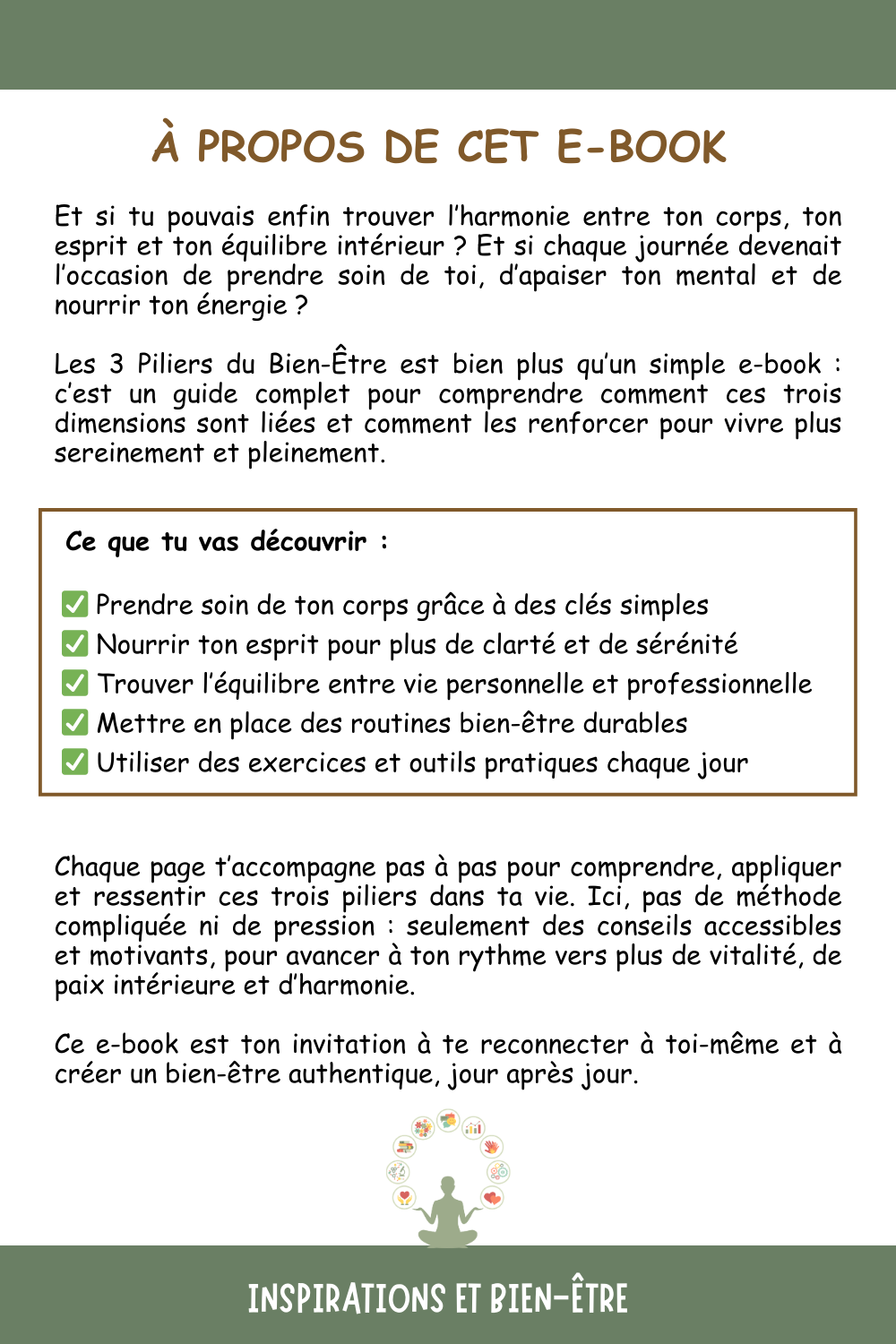 Les 3 piliers du bien-être : corps, esprit et équilibre