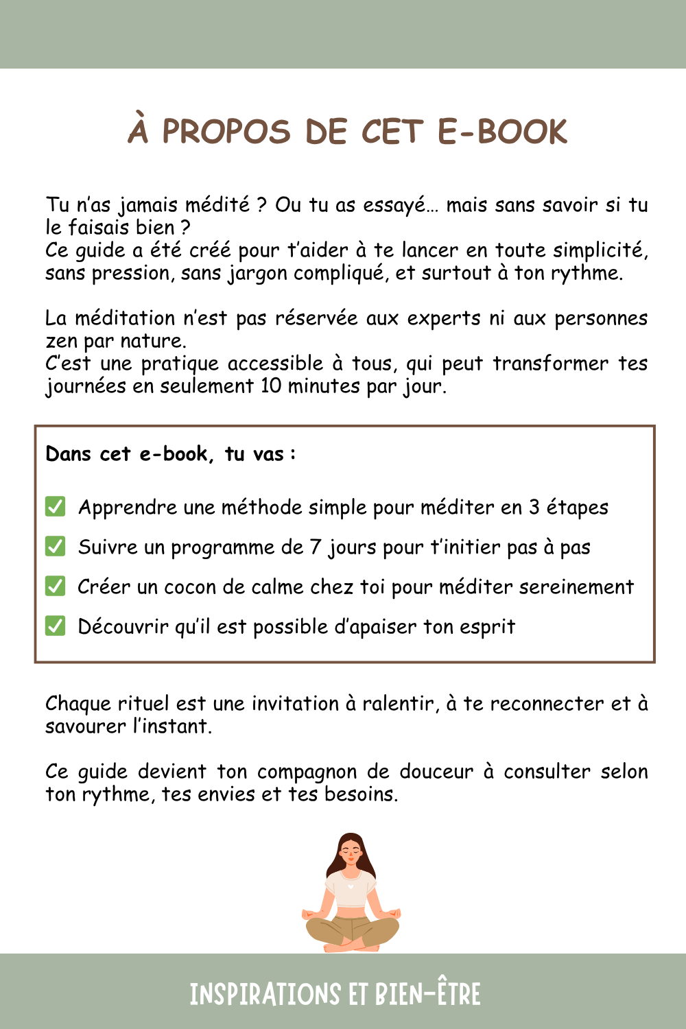 Méditer pour débutants : Retrouver la sérénité en 10 minutes par jour