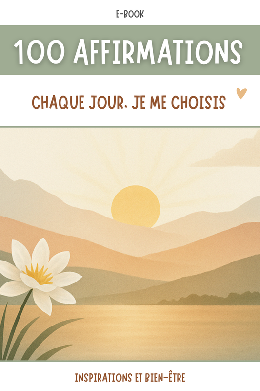 100 affirmations : chaque jour, je me choisis