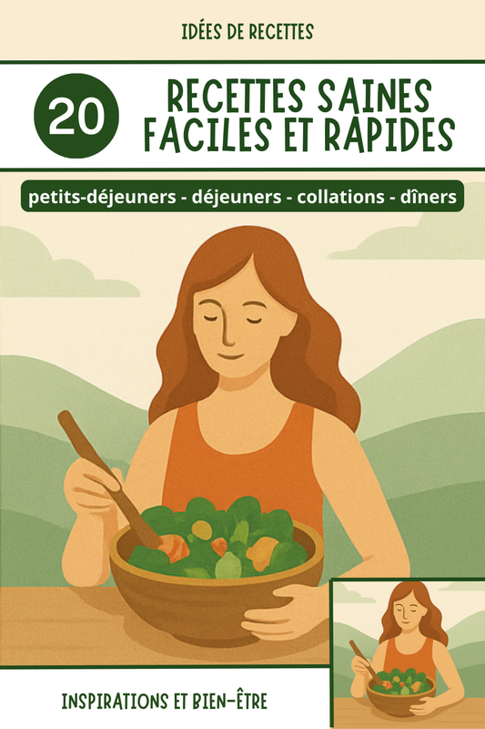 20 recettes saines, faciles et rapides