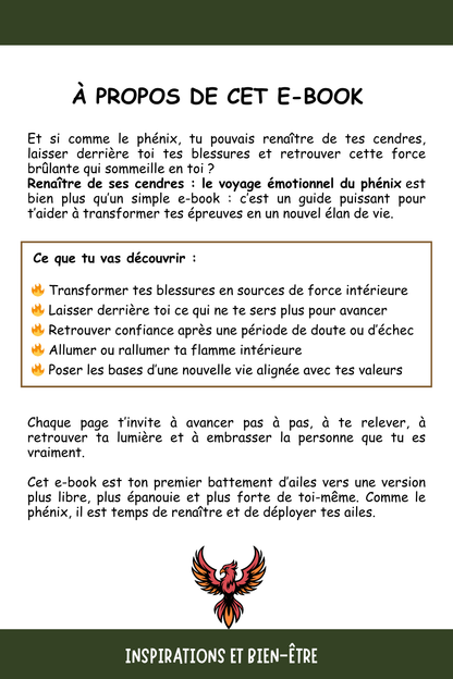 Renaître de ses cendres : le voyage émotionnel du phénix